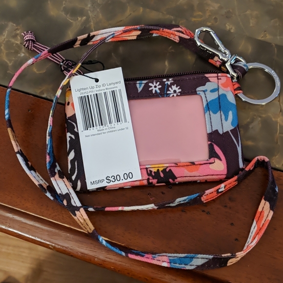 Vera Bradley Handbags - NWT. NEW Vera Bradley Lighten Up Zip ID & Lanyard